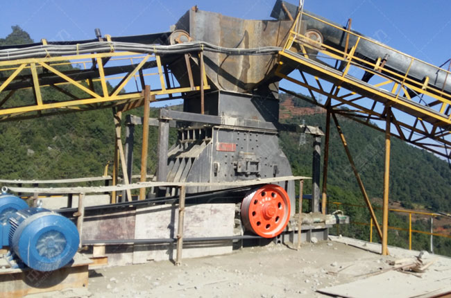 四川年產100萬噸花崗巖破碎生產線
