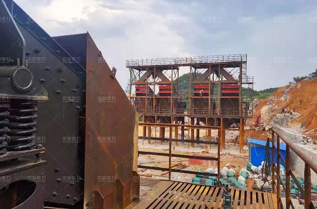 江西省順建材年產(chǎn)500萬噸環(huán)保砂石骨料生產(chǎn)線前期建設(shè)現(xiàn)場實(shí)拍