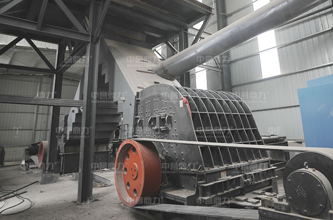 整形錘式破碎機使用現場