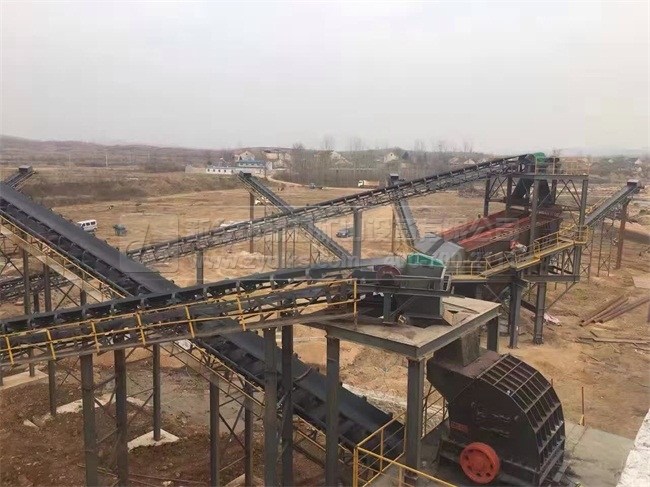 湖北石料廠石料生產線