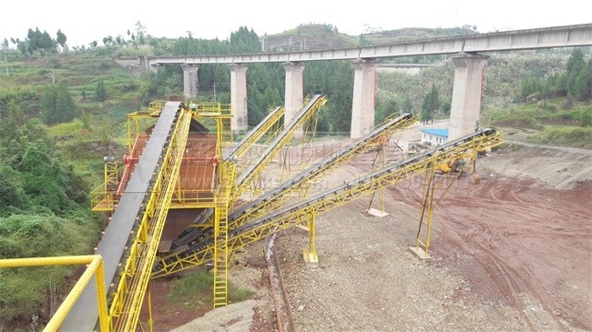 礦山開采生產線