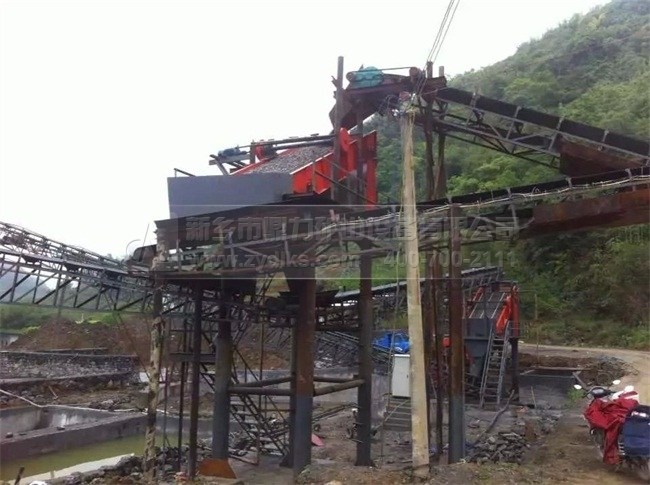 石灰石開采生產線