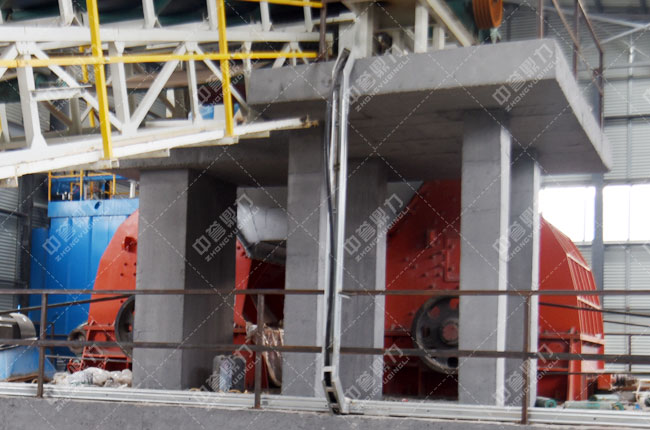 河北白沙時產3000噸石料生產線二級破碎