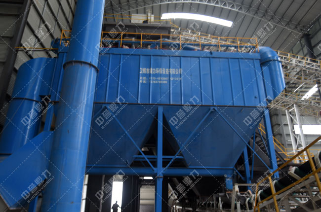 河北白沙時產3000噸石料生產線輸送除塵