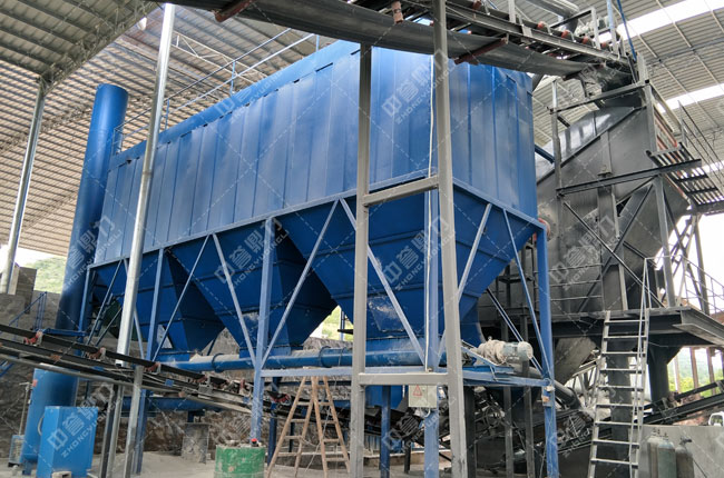 湖南常德日產一千噸機制砂生產線