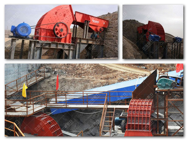 石頭破碎機(jī)生產(chǎn)現(xiàn)場