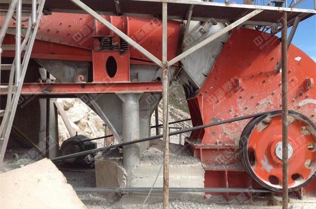 石子破碎機現場